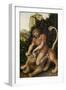 Samson Fighting a Lion-Lucas Cranach the Elder-Framed Giclee Print