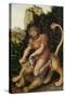 Samson Fighting a Lion-Lucas Cranach the Elder-Stretched Canvas