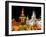 Samson fountain and Town Hall, Ceske Budejovice, Czech Republic-Russell Young-Framed Premium Photographic Print