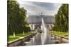 Samson Fountain, Great Palace, view from Sea Canal, Peterhof, UNESCO World Heritage Site, near St.-Richard Maschmeyer-Stretched Canvas