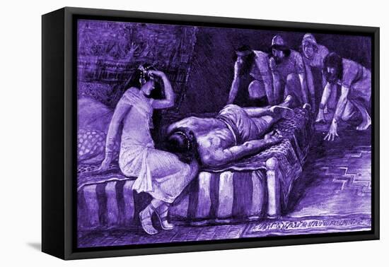 'Samson is made prisoner' by J James Tissot -Bible-James Jacques Joseph Tissot-Framed Stretched Canvas