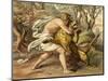 Samson Killing a Young Lion-null-Mounted Giclee Print