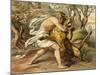 Samson Killing a Young Lion-null-Mounted Giclee Print