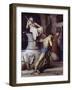 Samson on the Treadmill, c.1863-Carl Bloch-Framed Giclee Print