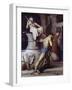 Samson on the Treadmill, c.1863-Carl Bloch-Framed Giclee Print