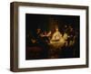 Samson Posing a Riddle at the Wedding Feast, 1638-Rembrandt van Rijn-Framed Giclee Print