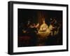 Samson Posing a Riddle at the Wedding Feast, 1638-Rembrandt van Rijn-Framed Giclee Print