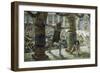 Samson Pulls Down the Pillars-James Tissot-Framed Giclee Print