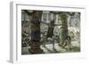 Samson Pulls Down the Pillars-James Tissot-Framed Giclee Print