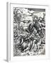 Samson Rending the Lion, 1497-Albrecht Dürer-Framed Giclee Print