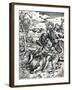 Samson Rending the Lion, 1497-Albrecht Dürer-Framed Giclee Print