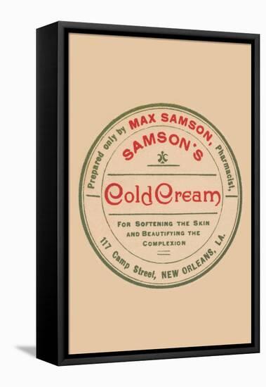 Samson's Cold Cream-null-Framed Stretched Canvas