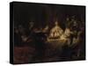 Samson's Wedding-Rembrandt van Rijn-Stretched Canvas