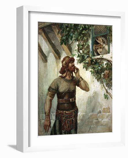 Samson Seeth Delilah at Her Window-James Jacques Joseph Tissot-Framed Giclee Print