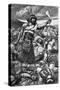 Samson slays a thousand men by Tissot - Bible-James Jacques Joseph Tissot-Stretched Canvas