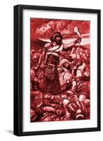 Samson slays a thousand men by Tissot - Bible-James Jacques Joseph Tissot-Framed Giclee Print