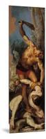 Samson Struggling Against the Philistines-Odoardo Borrani-Mounted Giclee Print