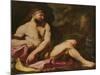 Samson Victorious (Oil on Canvas)-Giambattista Langetti-Mounted Giclee Print
