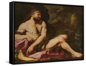 Samson Victorious (Oil on Canvas)-Giambattista Langetti-Framed Stretched Canvas