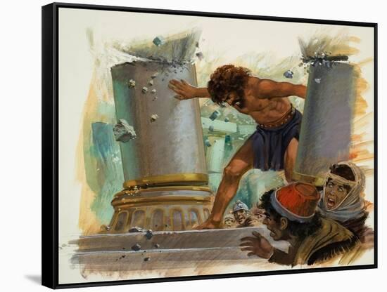 Samson-Andrew Howat-Framed Stretched Canvas