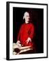 Samuel Adams, Portrait Depicting Adams Pointing to the Massachusetts Charter-John Singleton Copley-Framed Photo