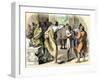 Samuel Annointing David King of Judah and Israel-null-Framed Giclee Print