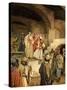 Samuel anointing David - Bible-William Brassey Hole-Stretched Canvas