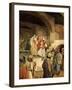 Samuel anointing David - Bible-William Brassey Hole-Framed Premium Giclee Print