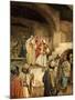 Samuel anointing David - Bible-William Brassey Hole-Mounted Premium Giclee Print