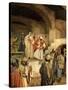 Samuel anointing David - Bible-William Brassey Hole-Stretched Canvas