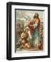 Samuel Anointing David King of Israel-English School-Framed Giclee Print