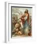 Samuel Anointing David King of Israel-English School-Framed Giclee Print