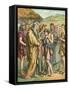 Samuel Anointing David King of Israel-null-Framed Stretched Canvas