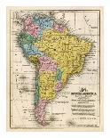 Map of Africa, c.1839-Samuel Augustus Mitchell-Art Print