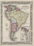 Map of South America, c.1839-Samuel Augustus Mitchell-Art Print