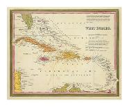 Map of South America showing its political divisions from Mitchell's new general atlas, 1863-Samuel Augustus Mitchell-Giclee Print