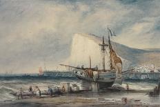 The Emigrant Ship-Samuel Austin-Framed Stretched Canvas
