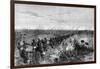 Samuel Baker's Boat Hauled Through River Grass, 1864-null-Framed Giclee Print