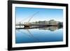 Samuel Beckett Bridge over the River Liffey, Dublin, County Dublin, Republic of Ireland, Europe-Chris Hepburn-Framed Photographic Print