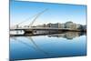 Samuel Beckett Bridge over the River Liffey, Dublin, County Dublin, Republic of Ireland, Europe-Chris Hepburn-Mounted Photographic Print