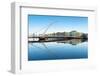 Samuel Beckett Bridge over the River Liffey, Dublin, County Dublin, Republic of Ireland, Europe-Chris Hepburn-Framed Photographic Print