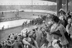 The Finish of the Marathon Race, the Olympic Games, 1908-Samuel Begg-Giclee Print