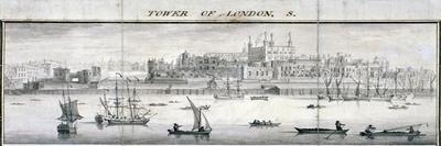 Tower of London, 1737-Samuel Buck-Giclee Print