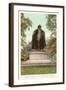 Samuel Chapin Statue, Springfield, Mass.-null-Framed Art Print