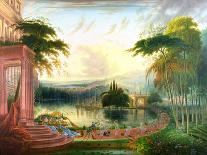 A Romantic Landscape with the Arrival of the Queen of Sheba, C.1830-Samuel Colman-Giclee Print