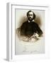 Samuel Colt Holding One of His Percussion Revolvers (Engraving)-American-Framed Giclee Print