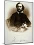 Samuel Colt Holding One of His Percussion Revolvers (Engraving)-American-Mounted Giclee Print