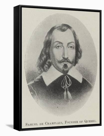 Samuel De Champlain, Founder of Quebec-null-Framed Stretched Canvas