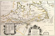 Map of the Island of Puerto Rico, 1599-Samuel de Champlain-Framed Stretched Canvas