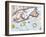 Samuel de Champlain's Map of the Gaspee and Gulf of the Saint Lawrence River, c.1632-null-Framed Giclee Print
